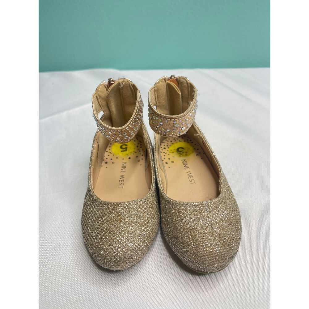 Sparkling Gold Slip-On Shoes by Nine‎ West